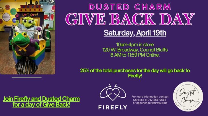 Dusted Charm Give Back Day!